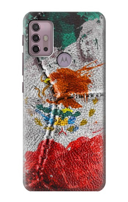S3314 Mexico Flag Vinatage Football Graphic Hülle Schutzhülle Taschen für Motorola Moto G30, G20, G10