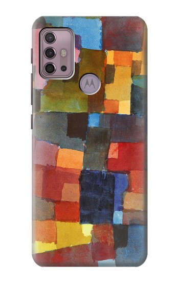 S3341 Paul Klee Raumarchitekturen Hülle Schutzhülle Taschen für Motorola Moto G30, G20, G10