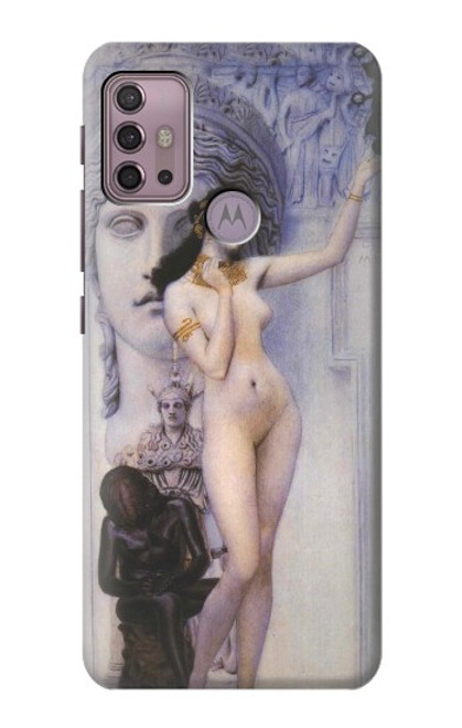 S3353 Gustav Klimt Allegory of Sculpture Hülle Schutzhülle Taschen für Motorola Moto G30, G20, G10