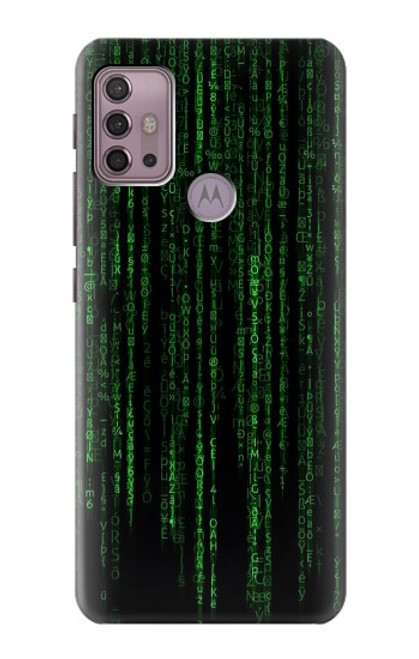 S3668 Binary Code Hülle Schutzhülle Taschen für Motorola Moto G30, G20, G10