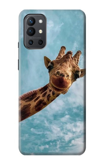 S3680 Cute Smile Giraffe Hülle Schutzhülle Taschen für OnePlus 9R