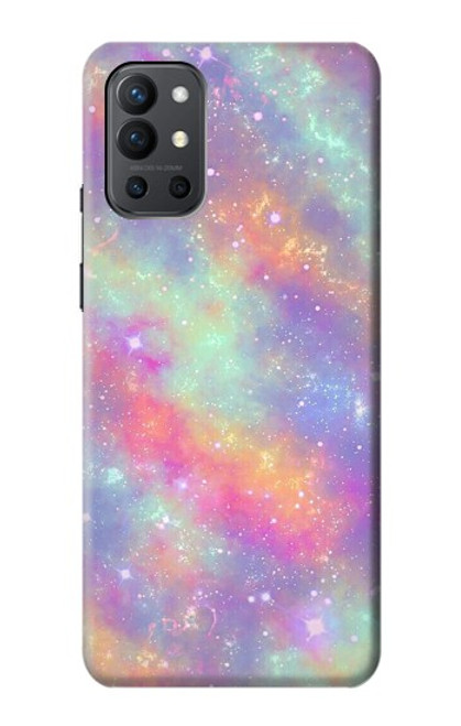 S3706 Pastel Rainbow Galaxy Pink Sky Hülle Schutzhülle Taschen für OnePlus 9R