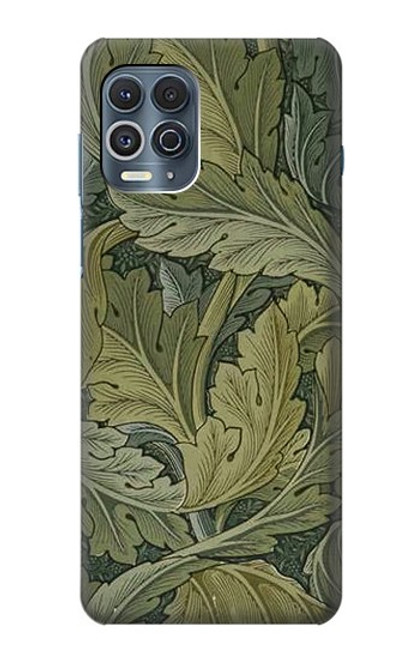 S3790 William Morris Acanthus Leaves Hülle Schutzhülle Taschen für Motorola Edge S