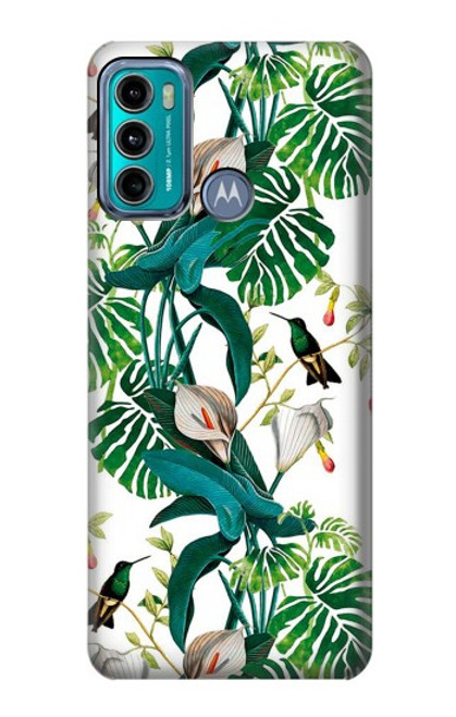 S3697 Leaf Life Birds Hülle Schutzhülle Taschen für Motorola Moto G60, G40 Fusion