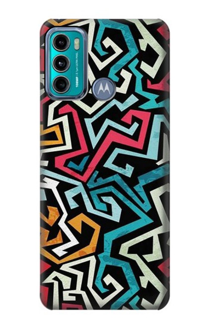 S3712 Pop Art Pattern Hülle Schutzhülle Taschen für Motorola Moto G60, G40 Fusion