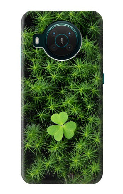 S0358 Clover Lucky Leaf Hülle Schutzhülle Taschen für Nokia X10