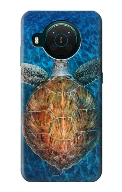 S1249 Blue Sea Turtle Hülle Schutzhülle Taschen für Nokia X10
