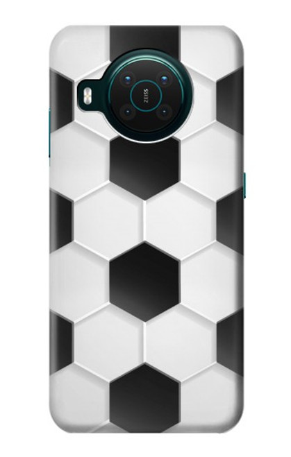 S2061 Football Soccer Pattern Hülle Schutzhülle Taschen für Nokia X10