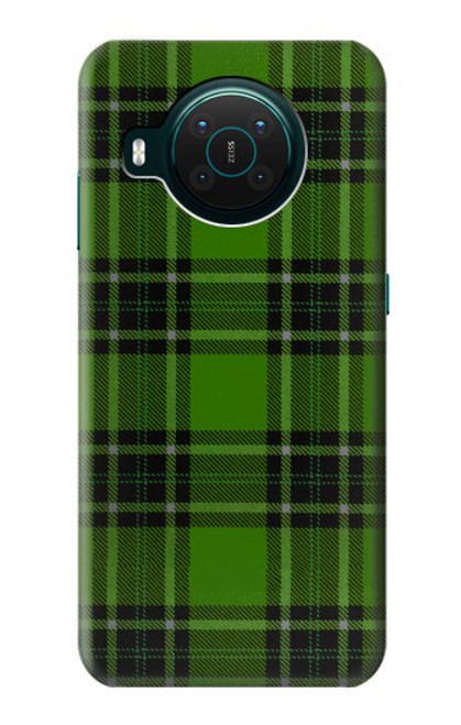 S2373 Tartan Green Pattern Hülle Schutzhülle Taschen für Nokia X10