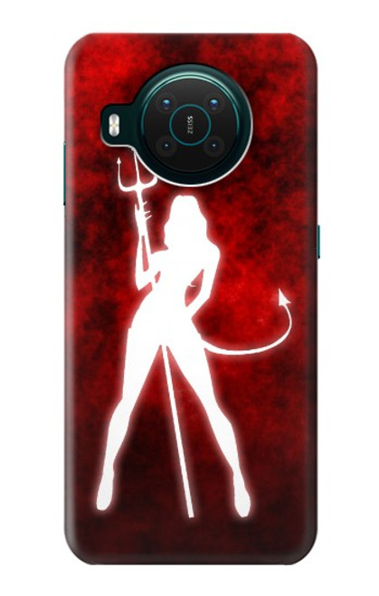 S2455 Sexy Devil Girl Hülle Schutzhülle Taschen für Nokia X10