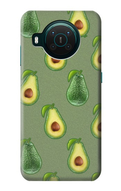 S3285 Avocado Fruit Pattern Hülle Schutzhülle Taschen für Nokia X10