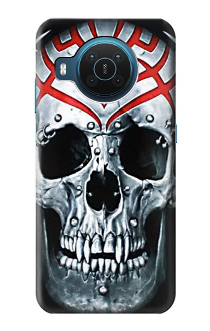 S0223 Vampire Skull Tattoo Hülle Schutzhülle Taschen für Nokia X20