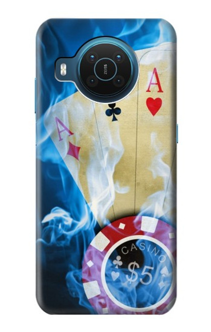 S0348 Casino Hülle Schutzhülle Taschen für Nokia X20