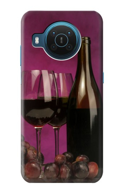 S0910 Red Wine Hülle Schutzhülle Taschen für Nokia X20