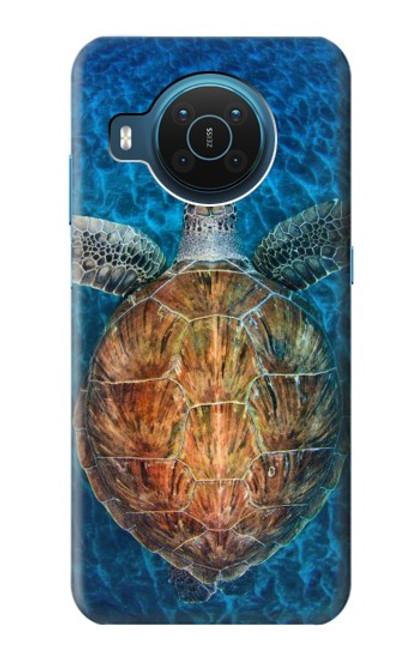 S1249 Blue Sea Turtle Hülle Schutzhülle Taschen für Nokia X20