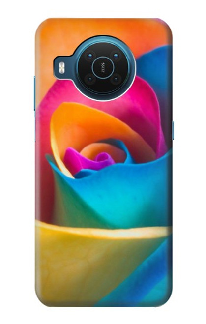 S1671 Rainbow Colorful Rose Hülle Schutzhülle Taschen für Nokia X20
