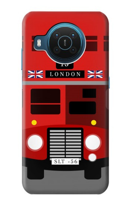 S2058 England British Double Decker Bus Hülle Schutzhülle Taschen für Nokia X20