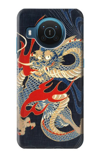 S2073 Japan Dragon Art Hülle Schutzhülle Taschen für Nokia X20