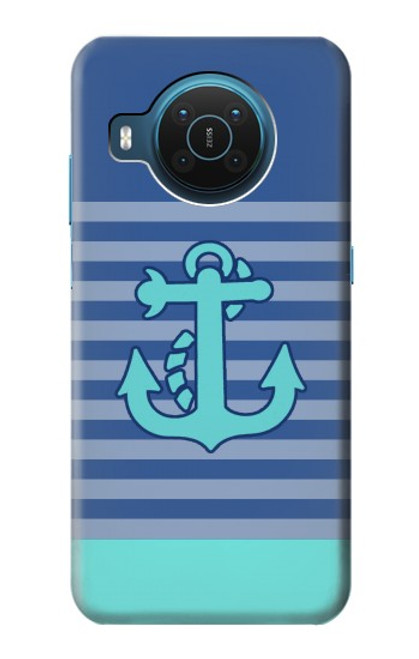 S2081 Nautical Anchor Hülle Schutzhülle Taschen für Nokia X20