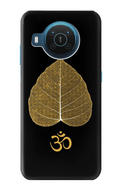 S2331 Gold Leaf Buddhist Om Symbol Hülle Schutzhülle Taschen für Nokia X20