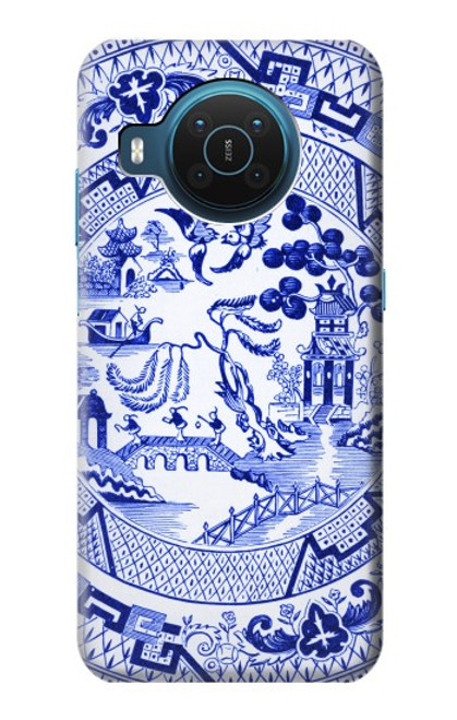 S2768 Willow Pattern Graphic Hülle Schutzhülle Taschen für Nokia X20