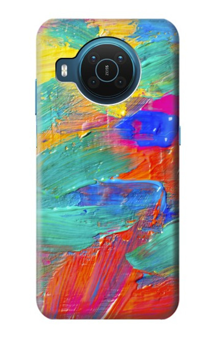 S2942 Brush Stroke Painting Hülle Schutzhülle Taschen für Nokia X20