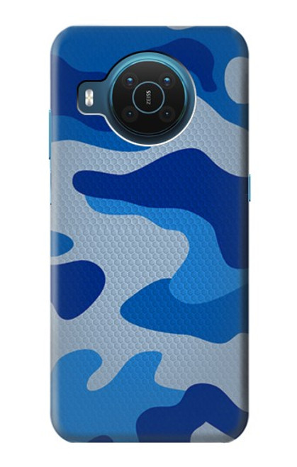 S2958 Army Blue Camo Camouflage Hülle Schutzhülle Taschen für Nokia X20