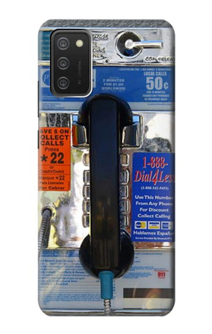 S0087 Payphone Hülle Schutzhülle Taschen für Samsung Galaxy A03S