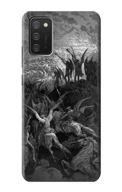 S1026 Gustave Dore Paradise Lost Hülle Schutzhülle Taschen für Samsung Galaxy A03S