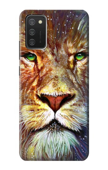 S1354 Lion Hülle Schutzhülle Taschen für Samsung Galaxy A03S