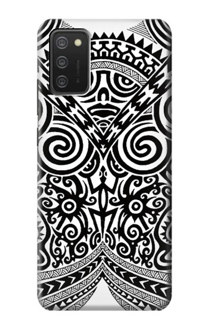S1655 Maori Tattoo Hülle Schutzhülle Taschen für Samsung Galaxy A03S
