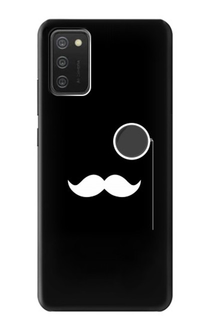 S1946 Sir Mustache Minimalism Hülle Schutzhülle Taschen für Samsung Galaxy A03S