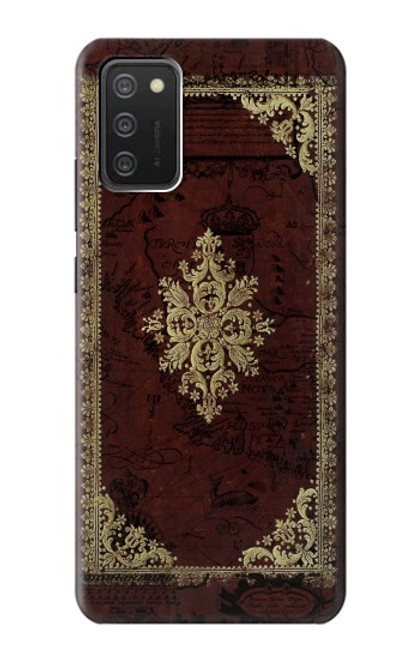 S3014 Vintage Map Book Cover Hülle Schutzhülle Taschen für Samsung Galaxy A03S