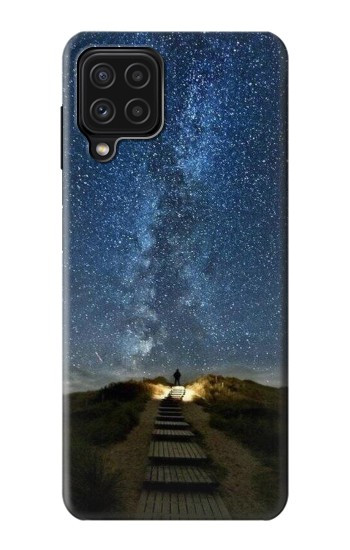 S0734 Stairway to Heaven Iceland Hülle Schutzhülle Taschen für Samsung Galaxy A22 4G