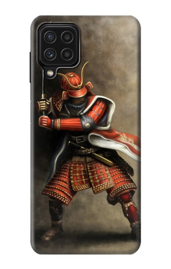 S0796 Japan Red Samurai Hülle Schutzhülle Taschen für Samsung Galaxy A22 4G