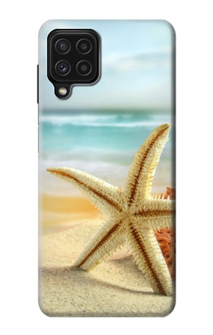 S1117 Starfish on the Beach Hülle Schutzhülle Taschen für Samsung Galaxy A22 4G