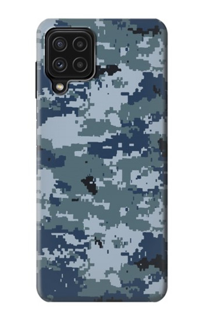 S2346 Navy Camo Camouflage Graphic Hülle Schutzhülle Taschen für Samsung Galaxy A22 4G