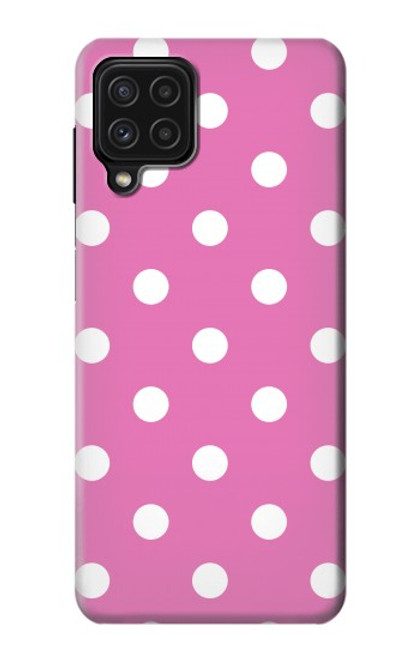 S2358 Pink Polka Dots Hülle Schutzhülle Taschen für Samsung Galaxy A22 4G