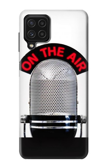 S2381 Vintage Radio Microphone On The Air Hülle Schutzhülle Taschen für Samsung Galaxy A22 4G