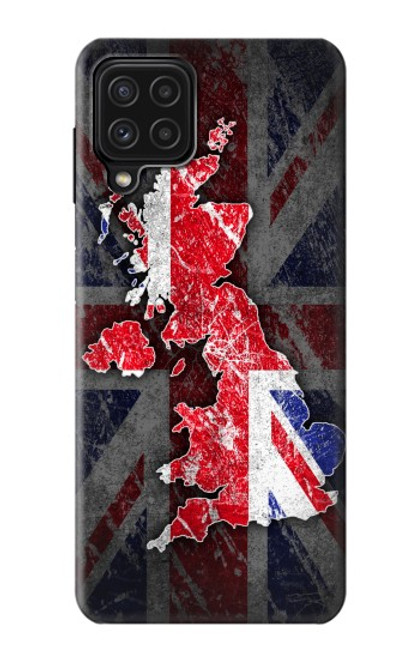 S2936 UK British Flag Map Hülle Schutzhülle Taschen für Samsung Galaxy A22 4G S2936 UK British Flag Map Hülle Schutzhülle Taschen für Samsung Galaxy A22 4G