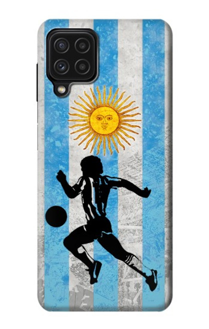 S2977 Argentina Football Soccer Hülle Schutzhülle Taschen für Samsung Galaxy A22 4G