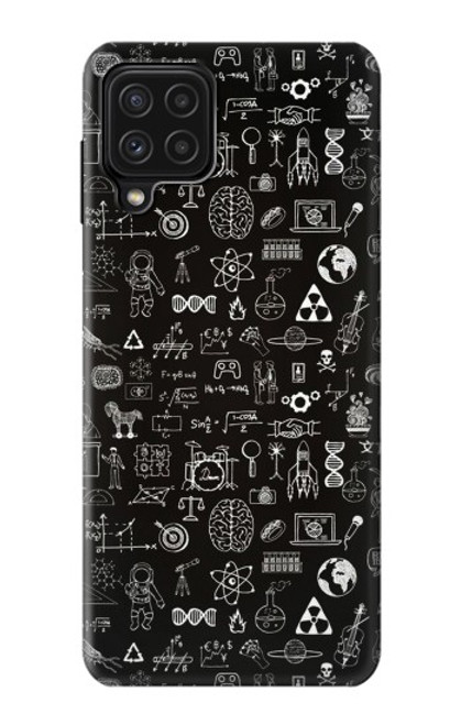 S3426 Blackboard Science Hülle Schutzhülle Taschen für Samsung Galaxy A22 4G