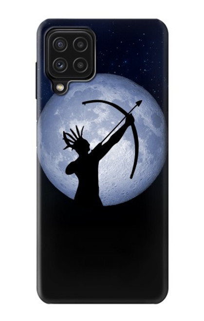 S3489 Indian Hunter Moon Hülle Schutzhülle Taschen für Samsung Galaxy A22 4G