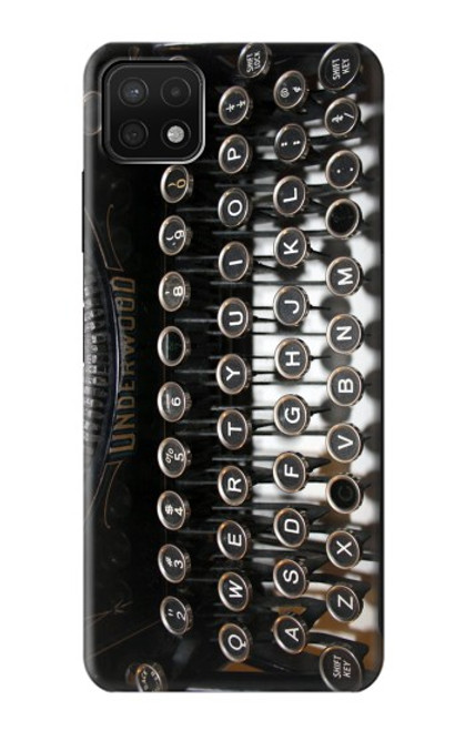 S0620 Typewriter Hülle Schutzhülle Taschen für Samsung Galaxy A22 5G