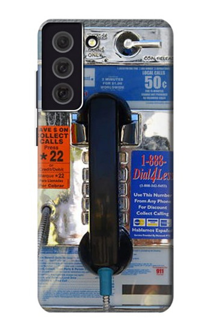 S0087 Payphone Hülle Schutzhülle Taschen für Samsung Galaxy S21 FE 5G