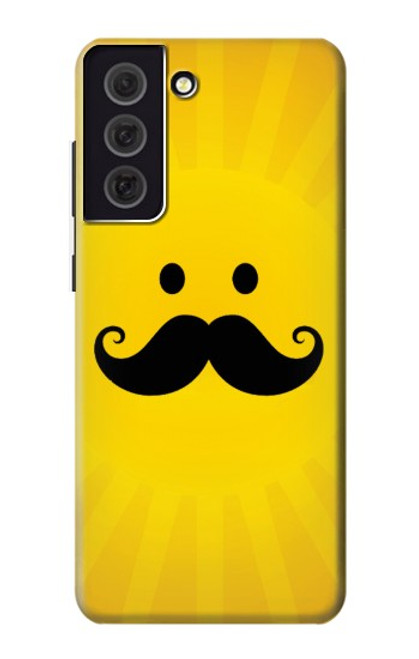 S1145 Yellow Mustache Sun Hülle Schutzhülle Taschen für Samsung Galaxy S21 FE 5G