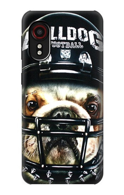 S0098 Bulldog American Football Hülle Schutzhülle Taschen für Samsung Galaxy Xcover 5