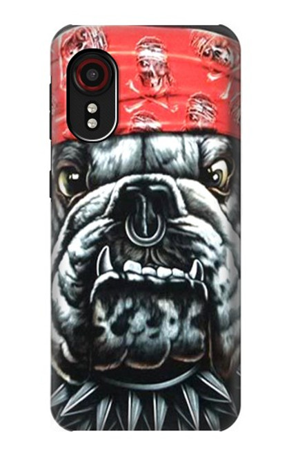 S0100 Bulldog American Football Hülle Schutzhülle Taschen für Samsung Galaxy Xcover 5