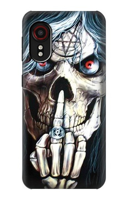 S0222 Skull Pentagram Hülle Schutzhülle Taschen für Samsung Galaxy Xcover 5