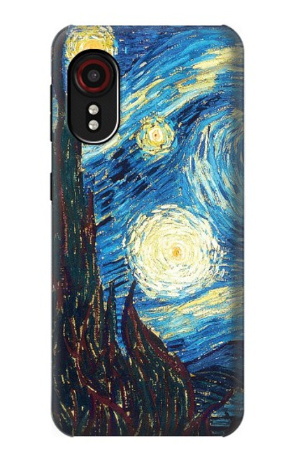 S0582 Van Gogh Starry Nights Hülle Schutzhülle Taschen für Samsung Galaxy Xcover 5
